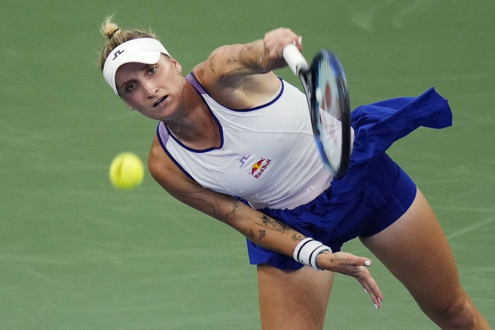 Vondrousova is into her first Flushing Meadows quarterfinal.